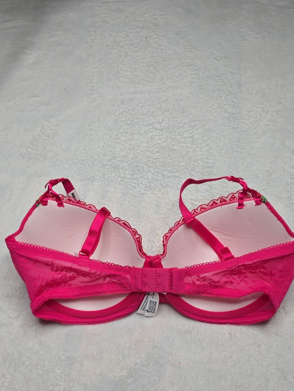 Victoria's Secret PINK Wink Lightly Lined Balconette Bra Sz 32DDD NWT - Picture 3 of 8